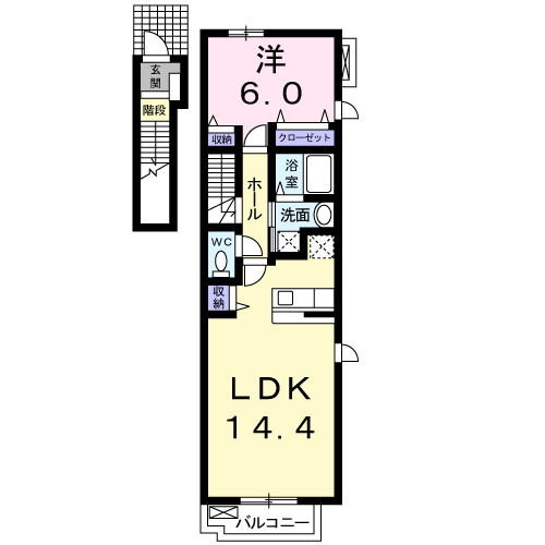 ベル デーアBの間取り