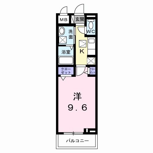 下池田町１丁目アパート（０２７５９３３０１）の間取り