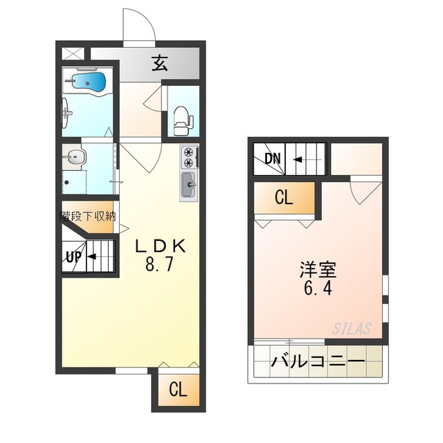 ツイン フォレスト住之江II番館の間取り