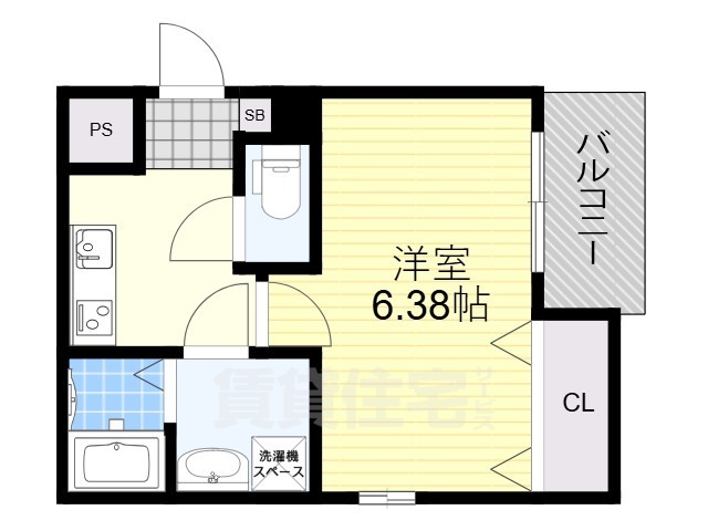 Gracias　court若葉町の間取り