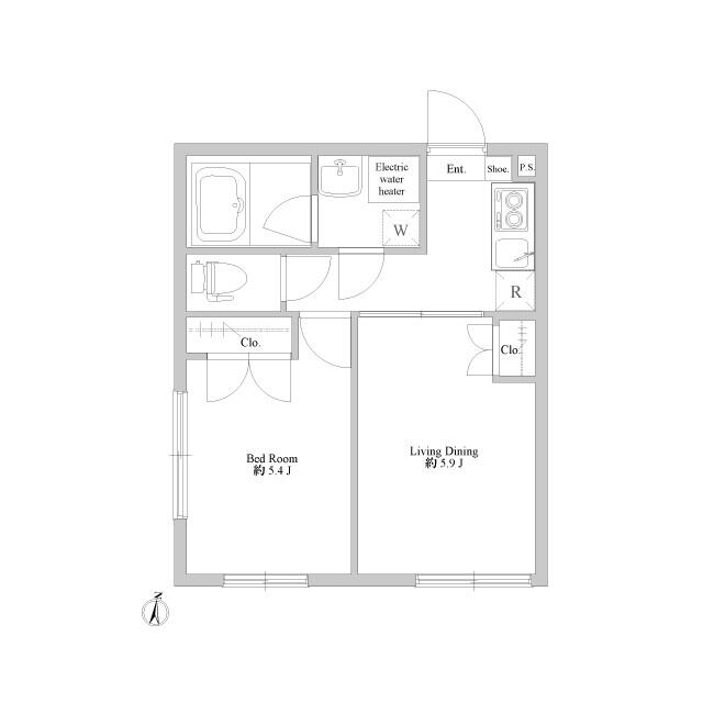 品川区二葉のマンションの間取り