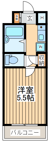 共立リライアンス豊田A号棟の間取り