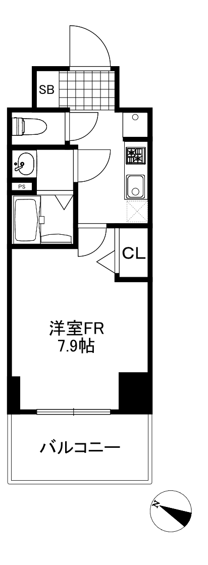 プレサンス神戸セレスティアの間取り