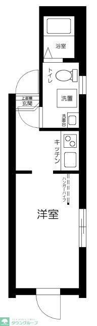 【足立区南花畑のアパートの間取り】