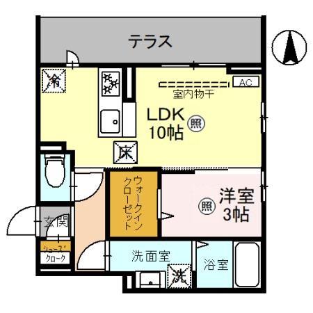 コンフォート岩押の間取り