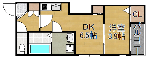 レーベンハイム西加賀谷の間取り