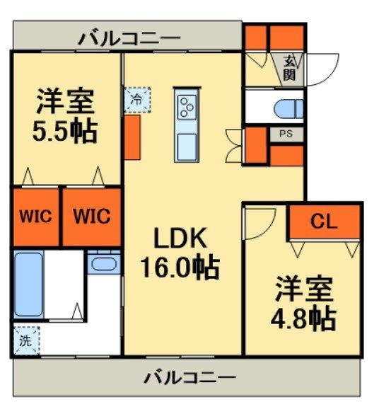 柏市十余二のマンションの間取り