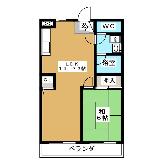 アビル飯倉ハイツの間取り