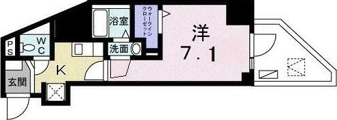 横須賀市小川町のマンションの間取り