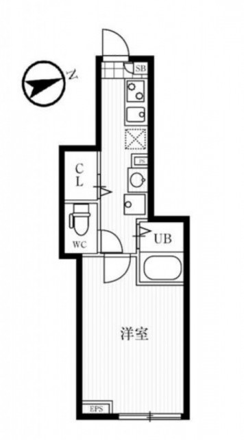 世田谷区東玉川のマンションの間取り