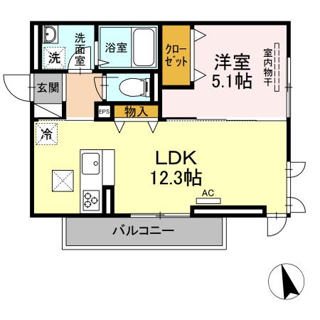 【D-room椿の間取り】