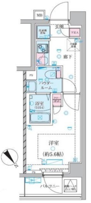 ジェノヴィア堀切菖蒲園の間取り