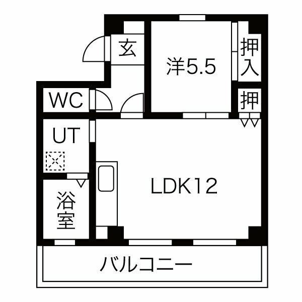 エスト味美　南館の間取り