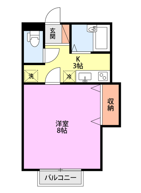 サンハイムの間取り