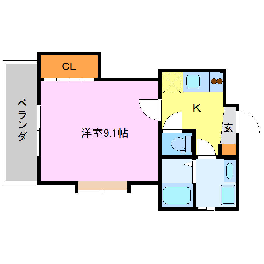 メゾンハーモニーの間取り