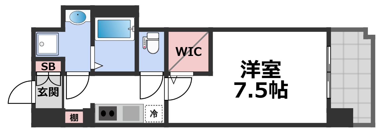 ミラージュパレス都島本通の間取り