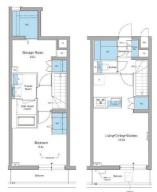 ルフォンリヴェント杉並永福の間取り