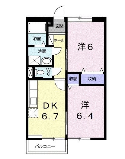 ルミエール小島Ａの間取り