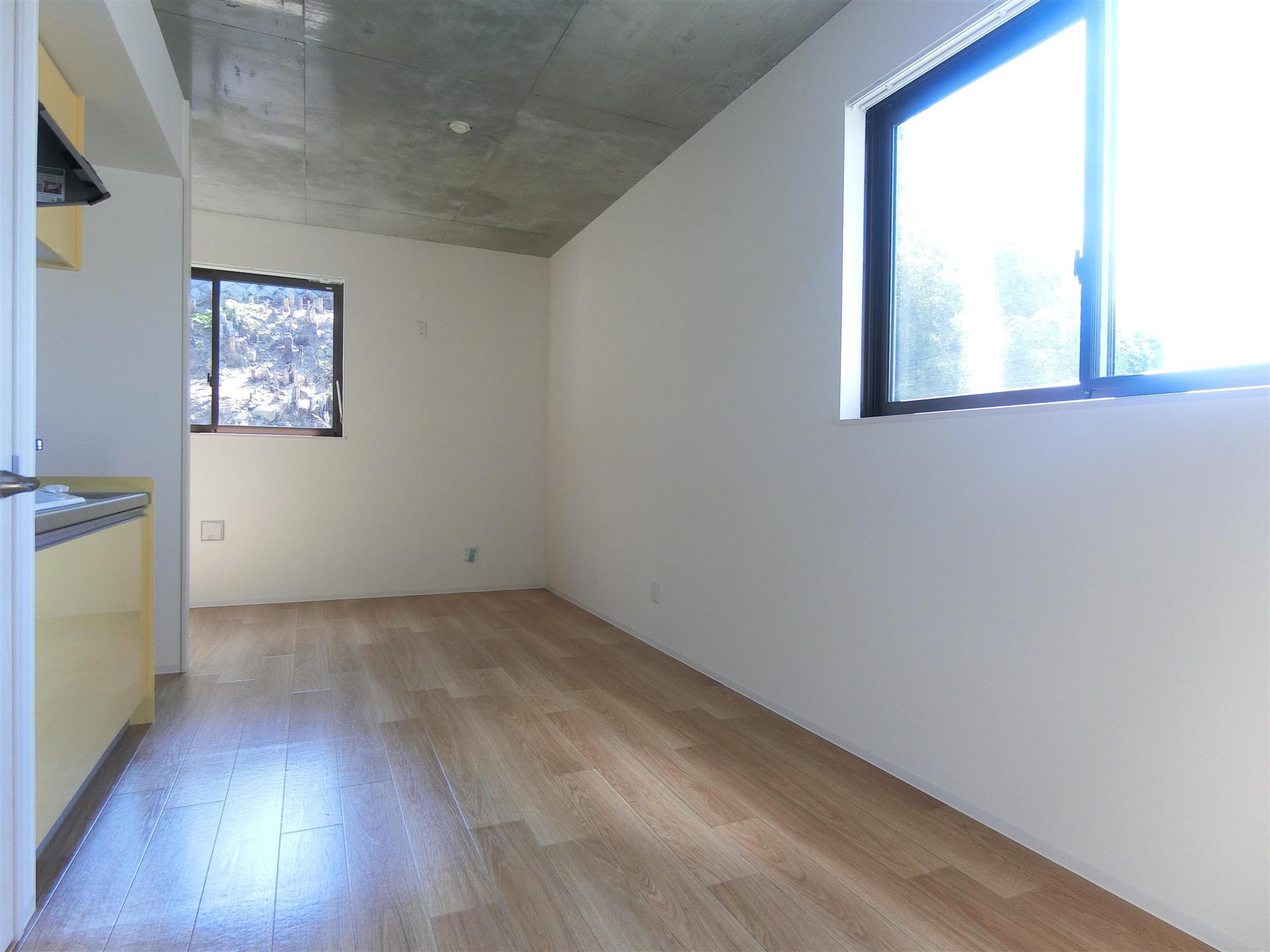 居室・リビング　2面採光で明るいゆったりとした洋室13帖♪