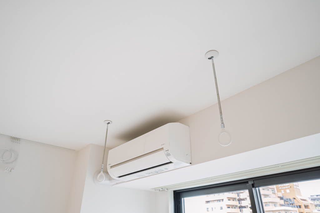 その他設備　室内物干し