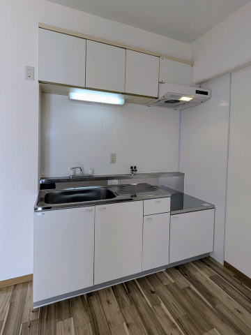 キッチン　ガスコンロ設置可