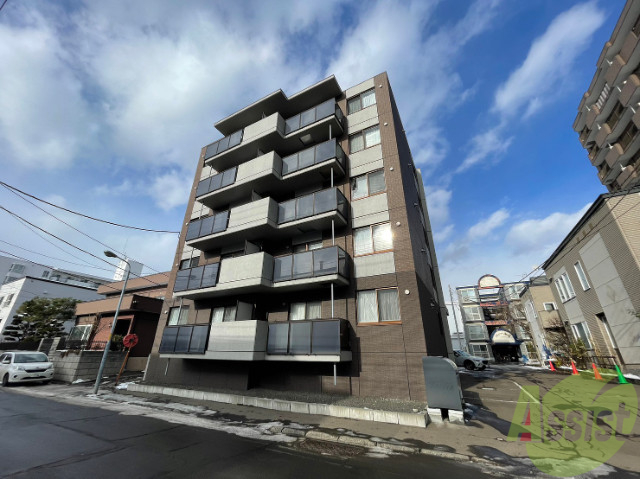 建物外観　札幌市中央区南６条西「Ｓａｂａｎｊｏｕｌｅ」