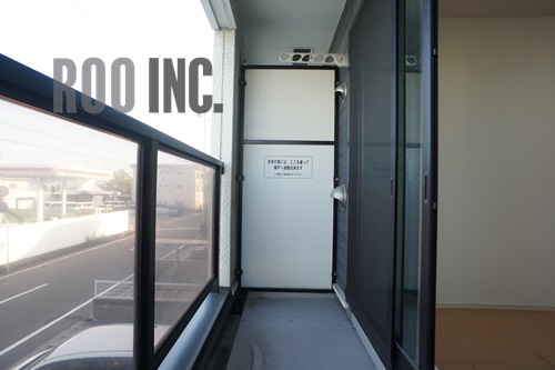 バルコニー　写真は反転のお部屋です