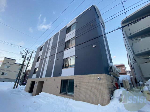 建物外観　札幌市白石区東札幌二条「ｃｏｆｆｒｅｔ東札幌２３」