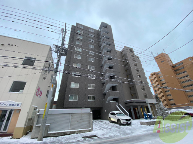 建物外観　札幌市中央区南６条西「ＳＱＵＡＲＥＭｓ６１４」