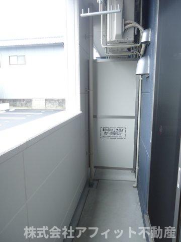 バルコニー　東向き