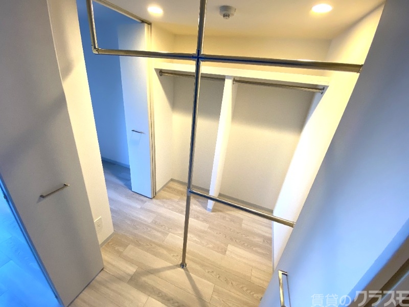 収納　広いウォークインクローゼットです！