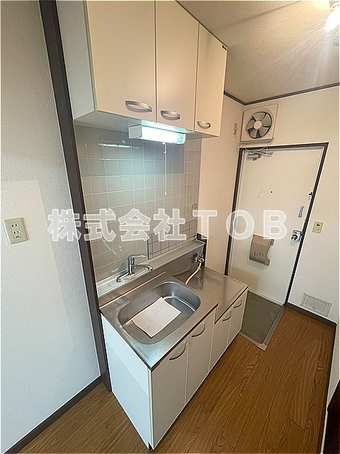 キッチン　2口コンロ設置可