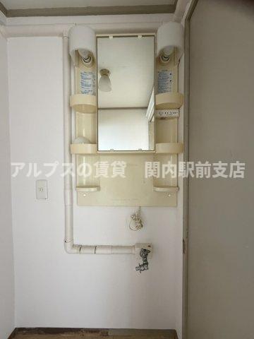 洗面設備　工事中