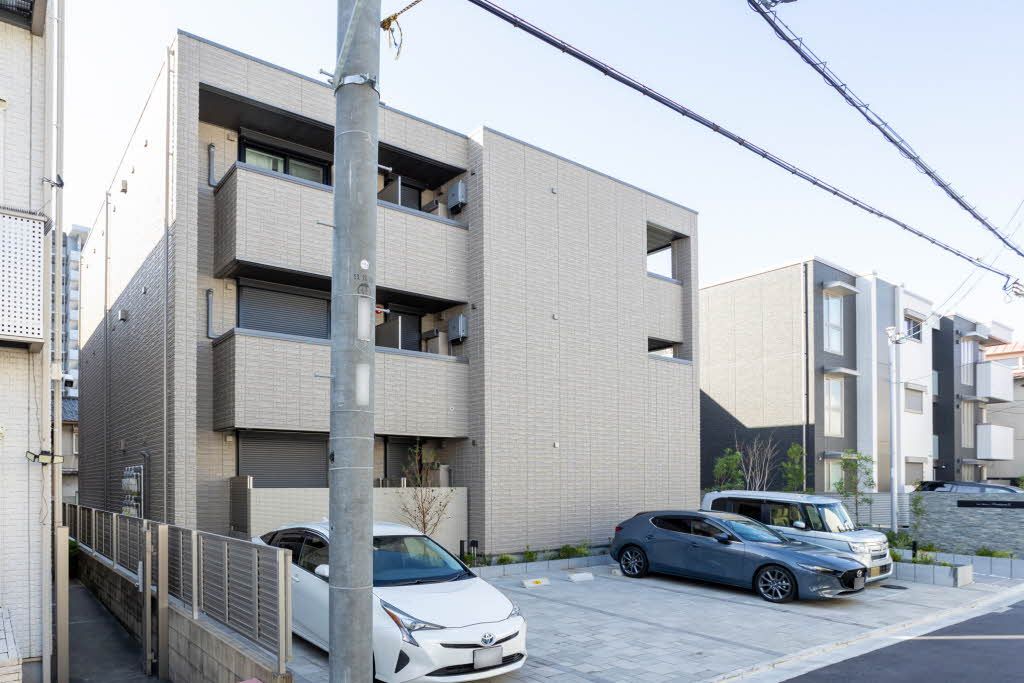 建物外観　積水ハウス施工の賃貸住宅です。