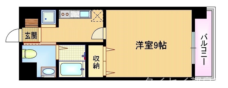 地下鉄谷町線 野江内代駅 徒歩3分 8階建 築11年の間取り写真