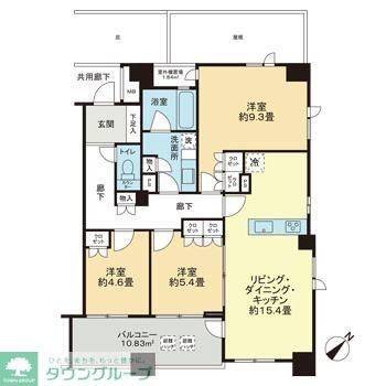 ピアース東京インプレイスの間取り写真