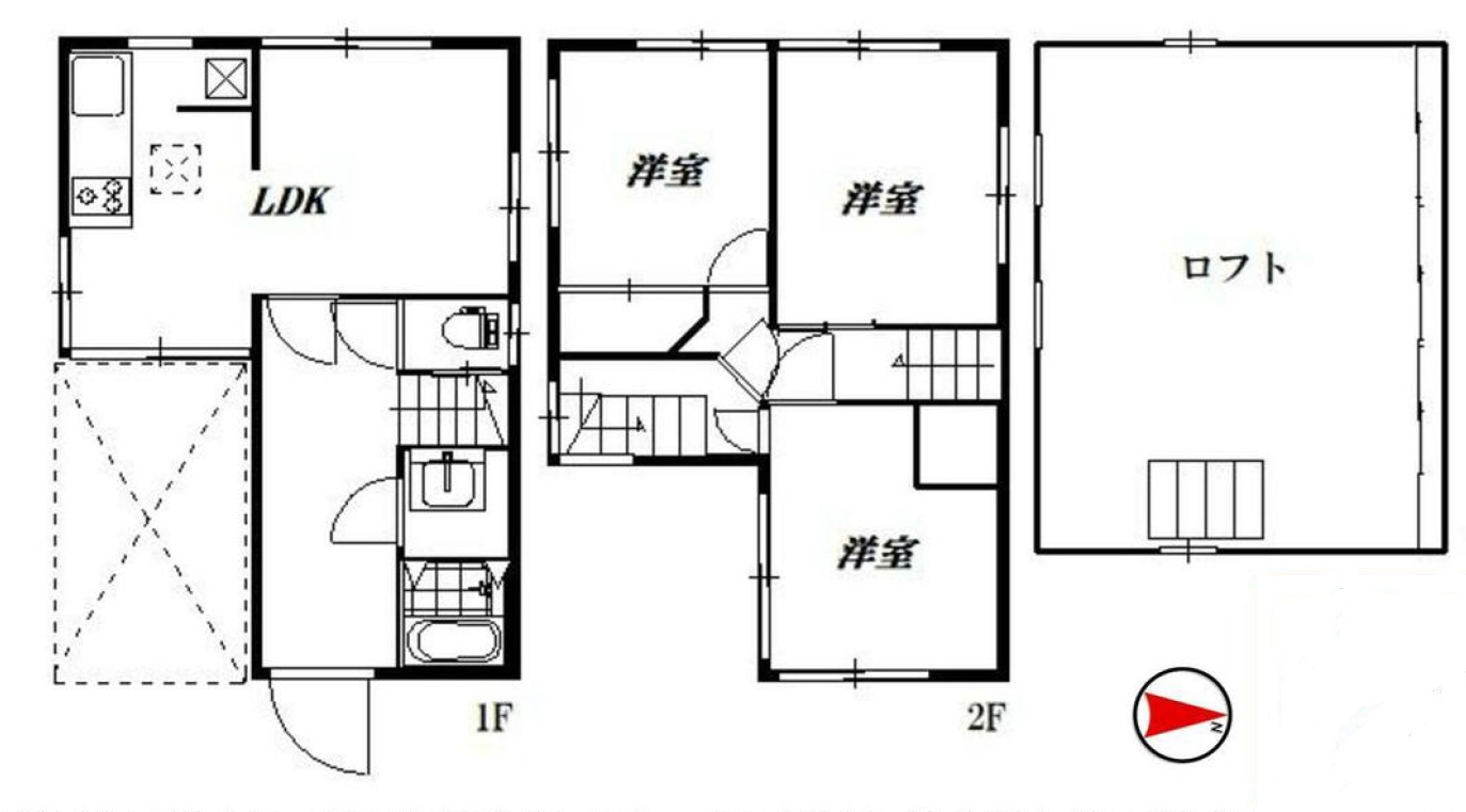 柿の木坂1丁目戸建ての間取り写真