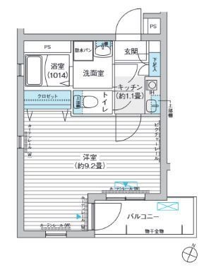 イースト6ハイツの間取り写真