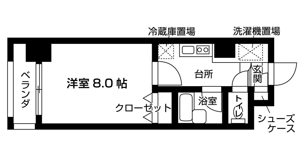 ＪＲ京浜東北線 王子駅 徒歩4分 10階建 築27年の間取り写真