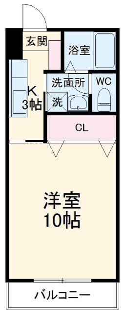 ＪＲ東海道本線 浜松駅 バス乗車時間：40分 最寄りバス停で下車 徒歩5分 3階建 築22年の間取り写真