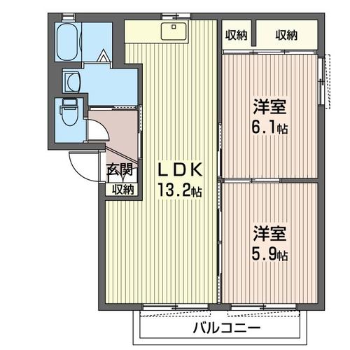 グランドール小金井の間取り