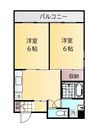 第３セシール水前寺の間取り