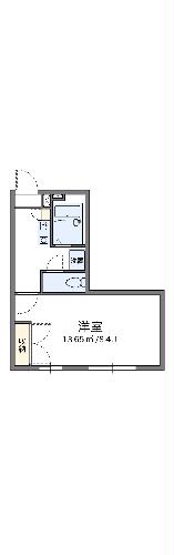 レオパレスＨＡＴＵＳＩＢＡの間取り