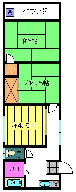 コーポニュータウンの間取り