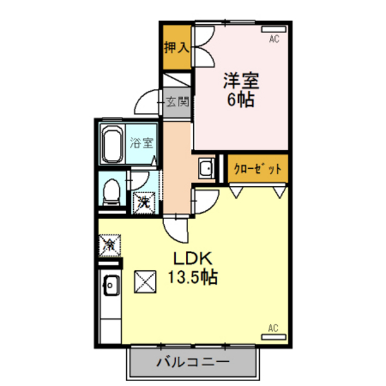 セジュール経堂の間取り