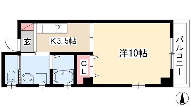 コンソラーレ中野の間取り