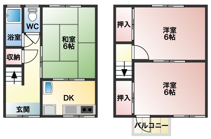 三宅中4丁目テラスの間取り写真
