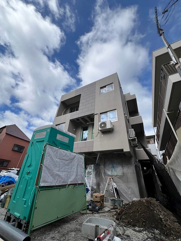 【神戸市東灘区田中町のマンションの建物外観】