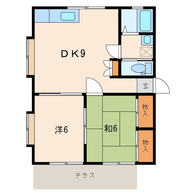 ビュー中堀の間取り