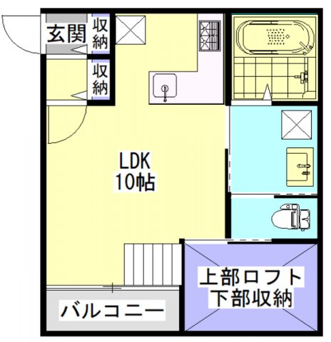 LARGO　A棟の間取り